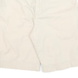 TOMMY HILFIGER Mens Shorts Cream Casual Classic Fit L W31 Cotton Blend