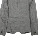 MAX MARA Womens Grey Wool Blend Tailored Jacket XS Button Closure Plain