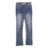 HYDRAULIC Womens Blue Slim Skinny Denim Jeans W28 L32 Stylish Faded Look