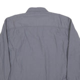 CARHARTT Mens Grey Work Shirt 2XL Cotton Blend Long Sleeve Button Closure