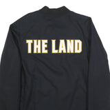 NIKE Mens Black Yellow Cleveland Cavaliers Jacket M Cotton Blend Zip NBA