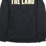 NIKE Mens Black Yellow Cleveland Cavaliers Jacket M Cotton Blend Zip NBA