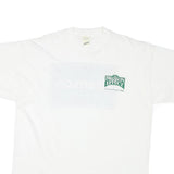 Mens White Branson Effect Graphic T-Shirt XL Short Sleeve Crew Neck Casual