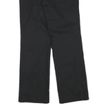 DICKIES Womens Black Regular Fit Straight Leg Cotton Blend Trousers W30 L29