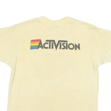 WRIGHTS Mens Cream Keystone Kapers Graphic T-Shirt M Short Sleeve Crew Neck