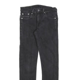 LEVI'S 511 Slim Mens Jeans Black Slim Skinny Denim Medium W30 L32 Zip Pants