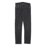 LEVI'S 511 Slim Mens Jeans Black Slim Skinny Denim Medium W30 L32 Zip Pants