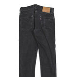 LEVI'S 511 Slim Mens Jeans Black Slim Skinny Denim Medium W30 L32 Zip Pants