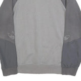 ADIDAS Mens Grey Pullover Sweatshirt XS Cotton Blend Casual Sportswear