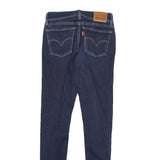 LEVI'S 710 Womens Jeans Blue Slim Skinny Denim Medium W22 L26 Stretch