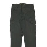 PAUL SMITH Mens Cotton Blend Black Regular Cargo Trousers W30 L30 Workwear Zip