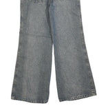 Womens Relaxed Blue Denim Jeans W29 L27 Zip Patchwork Relaxed Fit Casual