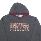 STADIUM Mens Grey & Burgundy Denver Pioneers Pullover Hoodie 2XL Casual