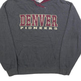 STADIUM Mens Grey & Burgundy Denver Pioneers Pullover Hoodie 2XL Casual