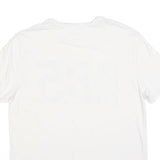 TOMMY HILFIGER Mens White Graphic T-Shirt XL Short Sleeve Crew Neck Cotton