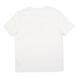 TOMMY HILFIGER Mens White Graphic T-Shirt XL Short Sleeve Crew Neck Cotton