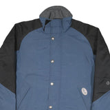 O'NEILL Mens Blue & Black Jacket M Polyester Blend Zip Outdoor Casual Sportswear
