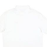 BARBOUR Mens White Short Sleeve Plain 2XL Polo Shirt Cotton Blend Classic Fit