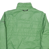 COLUMBIA Womens Green Outdoor Jacket L Polyester Blend Woven Plain Lightweight