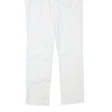 LEVI'S Womens White Regular Fit Straight Denim Jeans W25 L27 Cotton Blend Zip