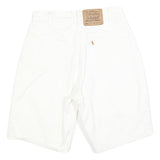 LEVI'S Mens Shorts White Denim M W29 Classic Fit Casual Summer