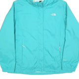 THE NORTH FACE Womens Blue Outdoor Jacket XL Polyester Blend Plain Lightweight