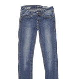 J RAG Womens Jeans Blue Slim Skinny Denim Medium W24 L30 Stylish Embellished