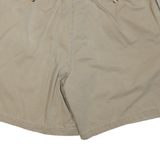 TOMMY HILFIGER Womens Shorts Beige Casual Plain XL W36 Lightweight Cotton Blend