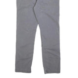 CARHARTT Mens Cotton Blend Grey Regular Straight Fit Trousers W36 L32 Workwear