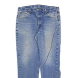 CARHARTT Mens Regular Fit Blue Denim Jeans W36 L32 Classic Cotton Zip