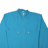 VVC Mens Blue Jacket L Polyester Blend Plain Zip Lightweight Casual