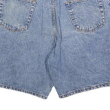 MEMBERS MARK Mens Denim Blue Casual Shorts L W36 Cotton Blend Comfortable Fit