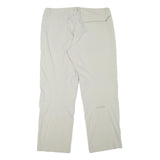 MAMMUT Womens Polyester Blend Beige Regular Fit Straight Trousers W37 L30