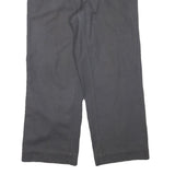 MARSUM Mens Cotton Blend Relaxed Grey Trousers W34 L27 Button Closure Workwear