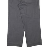 MARSUM Mens Cotton Blend Relaxed Grey Trousers W34 L27 Button Closure Workwear