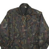 ASTOR 2000 Womens Black Floral Polyester Jacket UK 14 Zip Closure