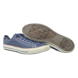 CONVERSE Chuck Taylor All Star Mens Low Top Trainers Blue Canvas UK 10 Casual