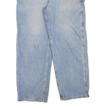 CARHARTT Womens Regular Fit Blue Denim Jeans W36 L30 Utility Workwear