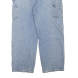 CARHARTT Womens Regular Fit Blue Denim Jeans W36 L30 Utility Workwear