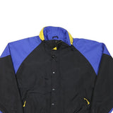 TN MOUNTAIN Mens Black & Blue Outdoor Jacket XL Polyester Blend Zip Colourblock