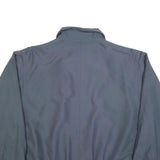 Mens Blue Cotton Blend Zip Jacket 2XL Casual Lightweight Plain Outerwear
