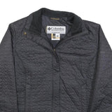 COLUMBIA Womens Black Jacket S Polyester Blend Quilted Zip Lightweight Outdoor