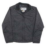 COLUMBIA Womens Black Jacket S Polyester Blend Quilted Zip Lightweight Outdoor
