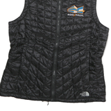 THE NORTH FACE Womens Black Quilted Jacket M Polyester Zip Outdoor Vest