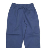 IC ISAACS Womens Cotton Blend Navy Regular Fit Straight Leg Trousers W26 L26