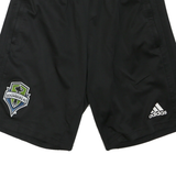 ADIDAS Mens Shorts Black Seattle Sounders FC Casual M W28 Sports Training