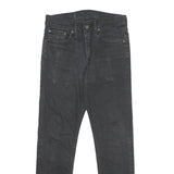 LEVI'S 512 Tapered Mens Jeans Black Slim Cotton Blend Denim W29 L30 Stylish Zip