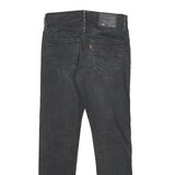 LEVI'S 512 Tapered Mens Jeans Black Slim Cotton Blend Denim W29 L30 Stylish Zip