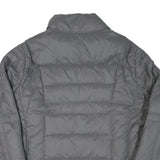 CALVIN KLEIN Womens Grey Nylon Zip Jacket 2XL Lightweight Puffer Outerwear