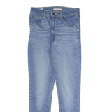LEVI'S Womens Light Blue Slim Skinny Denim Jeans W26 L26 Zip Cotton Blend